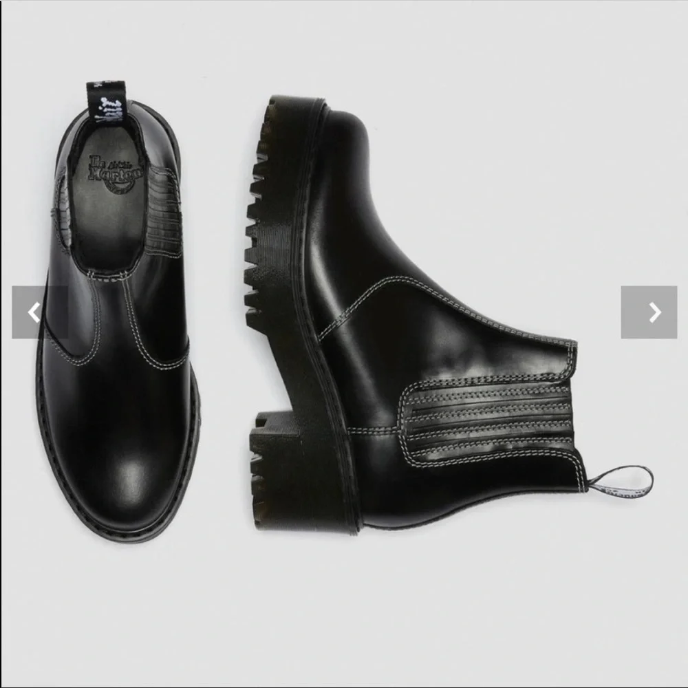 🔥LAST PAIR🔥NEW Dr. Martens Rometty Atlas Platform Chelsea Leather Boots - Picture 5 of 11